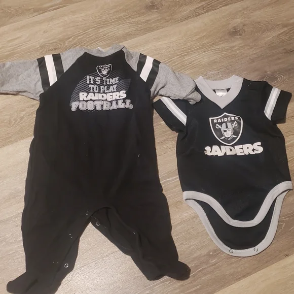 Pajamas Raiders Baby Jersey NFL One Pieces Raiders Baby Gear Poshmark
